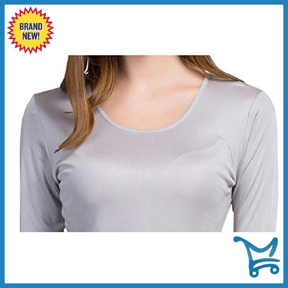 Women's Silk Thermal Underwear Set Base Layer Long Johns - Picture 4 of 7